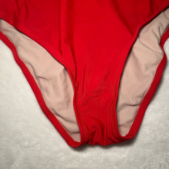 Kona Sol Vibrant Red Swimsuit - Picture 3 of 8